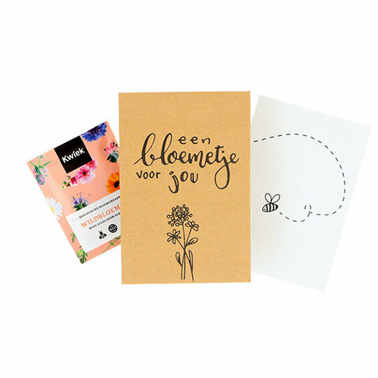 Zaden in kraft zakje