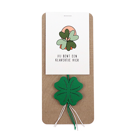 Gelukshanger in buidel