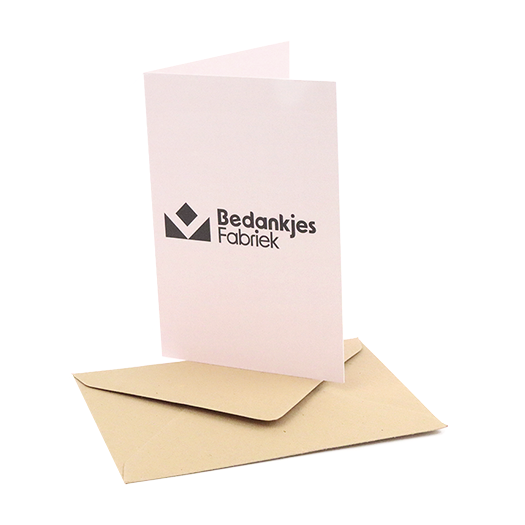 Klapkaartje in envelopje