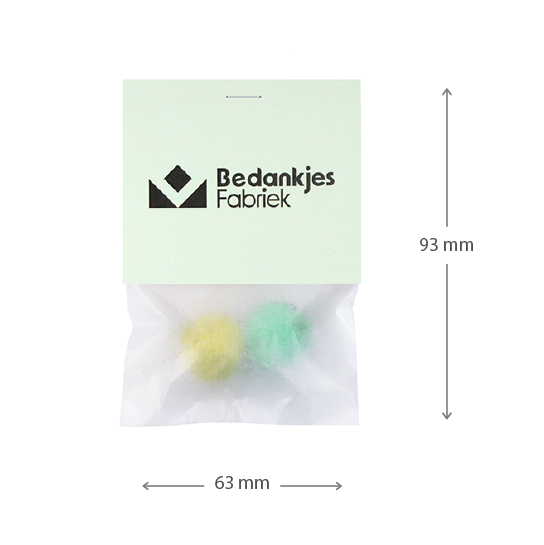 1000 bloemetjes bedankt - Zaadbommetjes in pergamijn zakje met klapkaartje // Mijksje