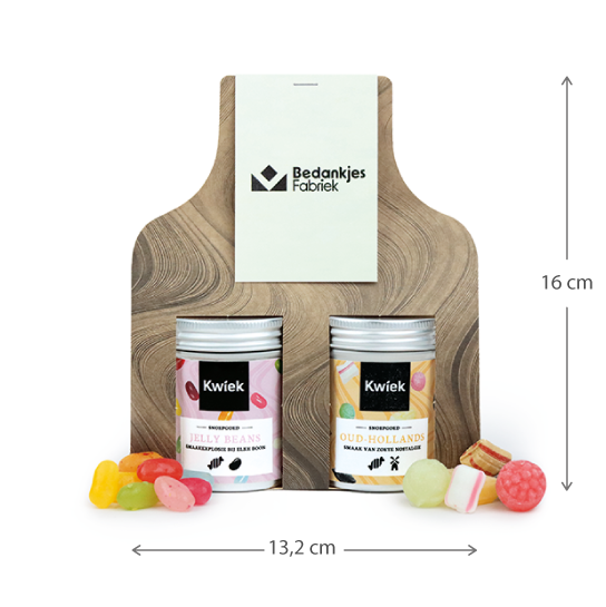 Love is sweet - Snoeptas met twee blikjes snoep // Maartje 