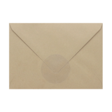 Zaden met ansichtkaart in pergamijn zakje met eigen ontwerp