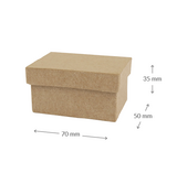 Papier mach&eacute; mini doosje | 75 x 50 x 35 mm