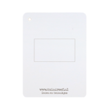 Label - Bedankt voor het leuke schooljaar | 60 x 80 mm | Achterkant