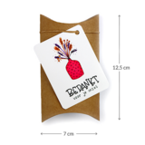 Bedankt voor je inzet - bedankje zaden in gondeldoosje 