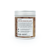 Chocolademelk in tas met mini garde met eigen ontwerp