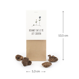 Bedankt dat je me liet groeien - Bloembollen in kraft stazakje