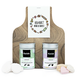 Bedankt voor je komst - Snoeptas met twee blikjes snoep // Eef