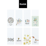 Brievenbus bedankje - Bloembollen in kraft buidel met ansichtkaart