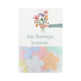 1000 bloemetjes bedankt - Groeiconfetti in pergamijn zakje met klapkaartje // Floralis