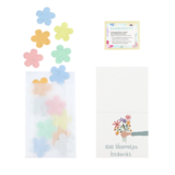 1000 bloemetjes bedankt - Groeiconfetti in pergamijn zakje met klapkaartje // Floralis