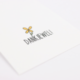 Dankjewel - Groeiconfetti in pergamijn zakje met klapkaartje // Eef