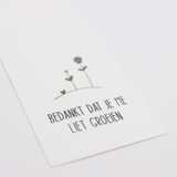 Bedankt dat je me liet groeien - Bloembollen in buidel // Eef