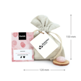 Voor de liefste juf - Edelsteen in linnenzakje // Maartje