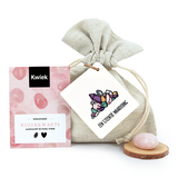 Een steentje waardering - Edelsteen in linnenzakje // Eef