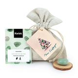 Mooie feestdagen - Edelsteen in linnenzakje // Maartje