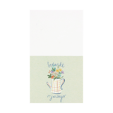 Bedankt vrijwilliger - bedankje zaden in pergamijn zakje met klapkaartje 