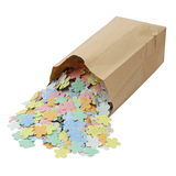 bloemetjes groeiconfetti bulk 150 gram - mix van kleuren 