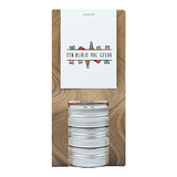 Een blikje vol geluk - Kaarsenzandtas met 3 blikjes // Eef