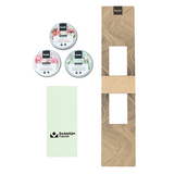 Bedankt voor de onvergetelijke tijd - Kaarsenzandtas met 3 blikjes // Mijksje