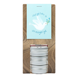 Vergeten is onmogelijk - Kaarsenzandtas met 3 blikjes // Mijksje