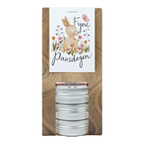 Fijne Paasdagen - Kaarsenzandtas met 3 blikjes // Mijksje