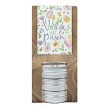 Vrolijk Pasen - Kaarsenzandtas met 3 blikjes // Mijksje