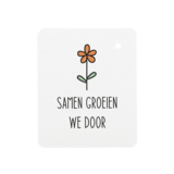 Samen groeien we door - Traktatie zaden in linnenzakje 
