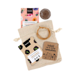 Zaden in linnenzakje - Bedankt voor de prettige samenwerking - Inhoud