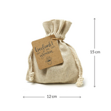 Zaden in linnenzakje - Bedankjes dat je me laat groeien - Maatgeving