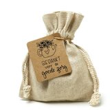 Zaden in linnenzakje - Bedankt voor de goede zorg - Hoofdfoto