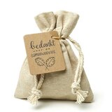 Bedankje zaden in linnenzakje - Bedankt voor de samenwerking - Hoofdfoto