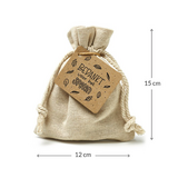 Zaden in linnenzakje - Bedankt voor het spelen - Maatgeving