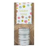 Lekker bezig - Kaarsenzandtas met 3 blikjes // Mijksje