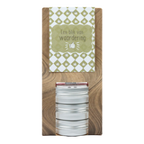 Een blik van waardering - Kaarsenzandtas met 3 blikjes // Mijksje