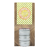 Bedankt voor alles - Kaarsenzandtas met 3 blikjes // Mijksje