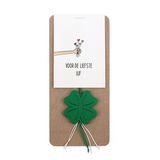 Gelukshanger in buidel - Voor de liefste juf - Hoofdfoto