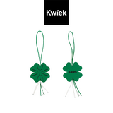 Kwiek Gelukshanger - Klaver voor- en achterkant
