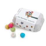 Zaadbommetjes in eierdoosje - 1000 bloemetjes bedankt - Hoofdfoto