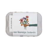 Zaadbommetjes in eierdoosje - Bovenaanzicht wikkel