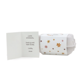 Zaadbommetjes in eierdoosje - Zijaanzicht met mini kaartje en persoonlijke tekst