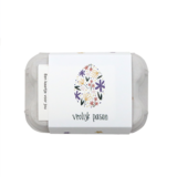 Zaadbommetjes in eierdoosje - Bovenaanzicht wikkel