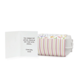 Zaadbommetjes in eierdoosje - Zijaanzicht met mini kaartje en persoonlijke tekst