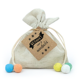 Zaadbommetjes in linnenzakje - Bedankt voor je aandacht - Hoofdfoto