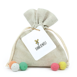 Zaadbommetjes in linnenzakje - Dank je wel - Hoofdfoto