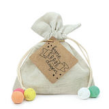 Zaadbommetjes in linnenzakje - Fijne feestdagen - Hoofdfoto