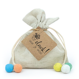 Zaadbommetjes in linnenzakje - Dank voor je inzet - Hoofdfoto