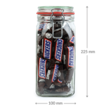 SnoepPot mini snickers - Maatgeving