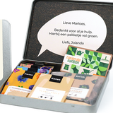 Geschenkenblik voor Nationale Tuinbon Giftcard - Met persoonlijke tekst op inleg