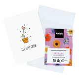 Zaden in bioplatic zakje - Let love grow - Hoofdfoto